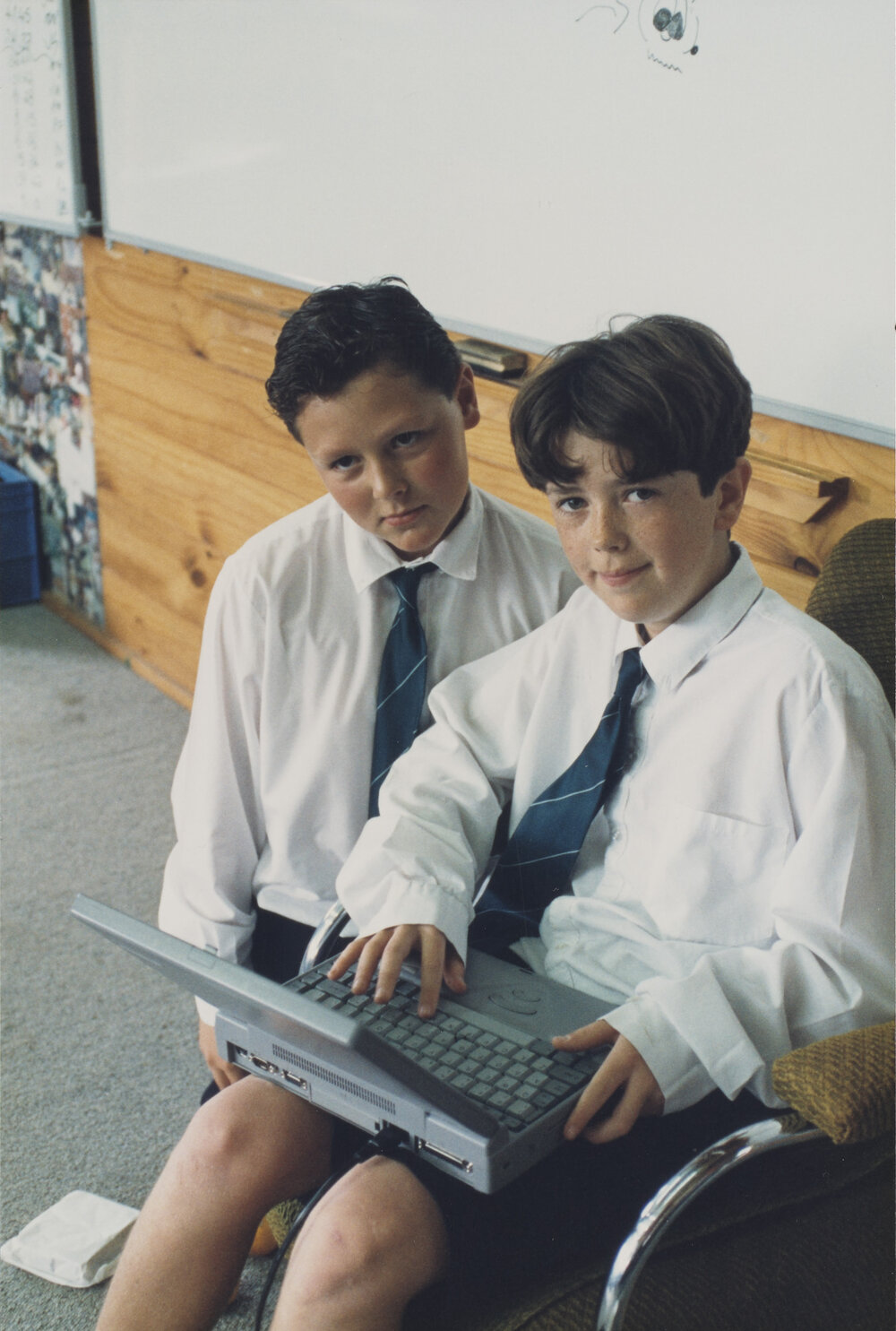 Students using laptop