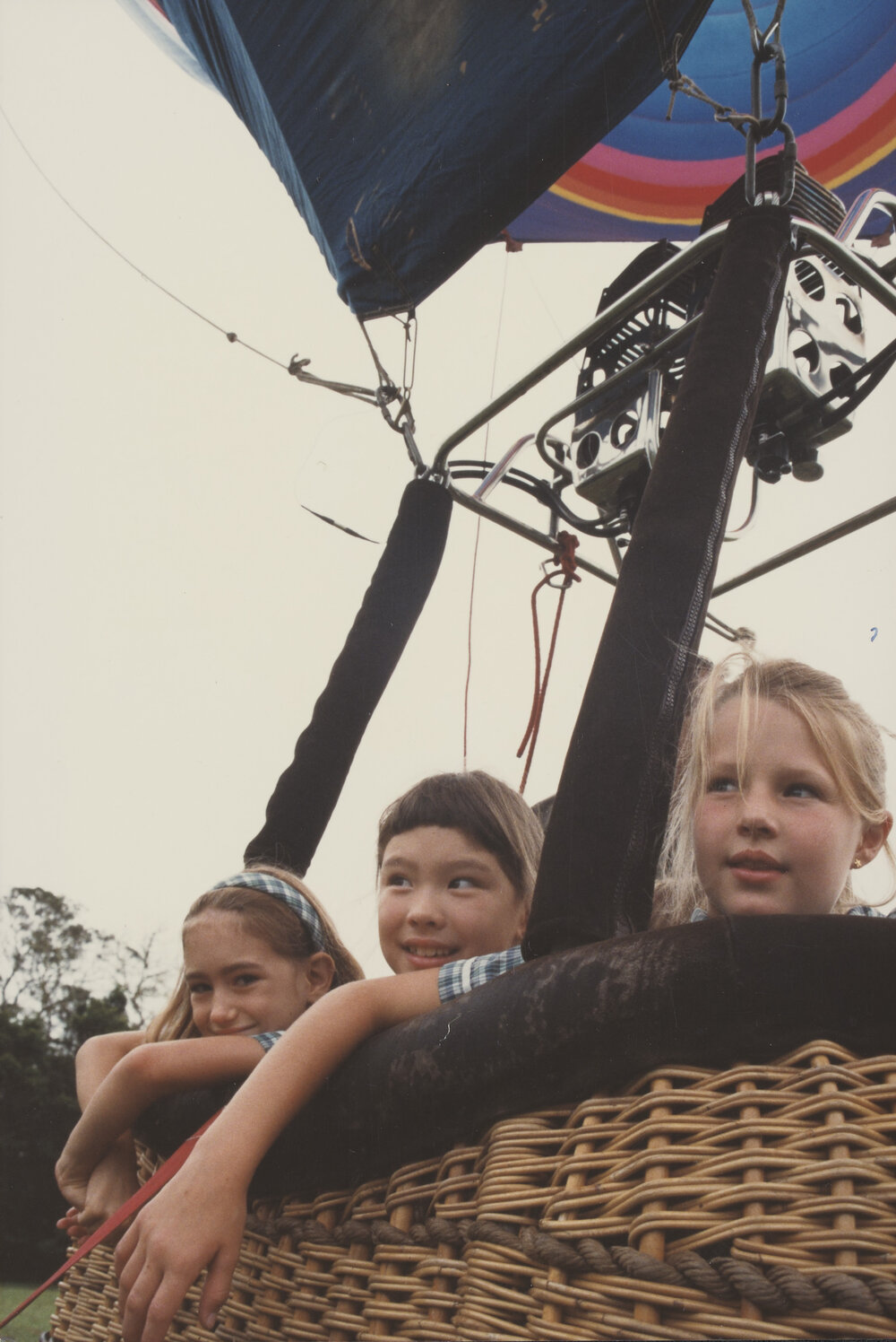 Students in hot air balloon