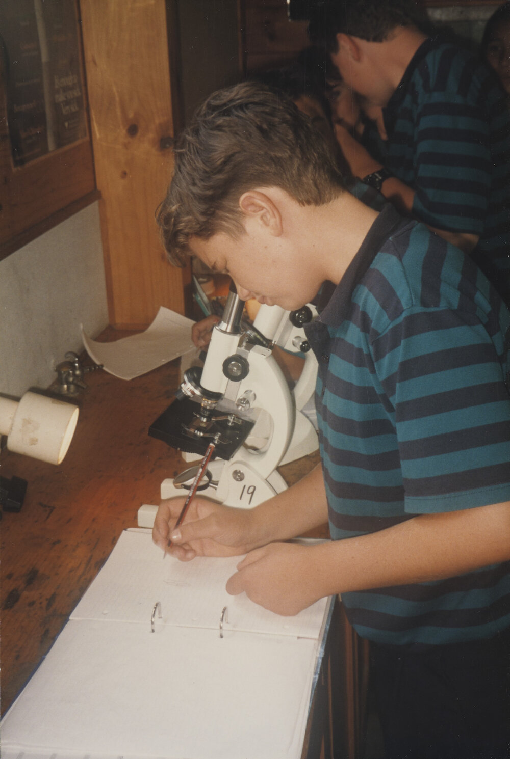 Student in classroom