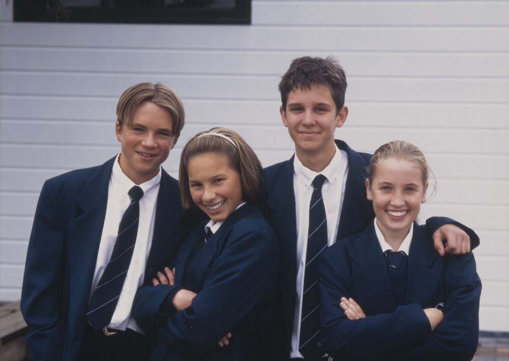 Students modelling for Kristin Prospectus 