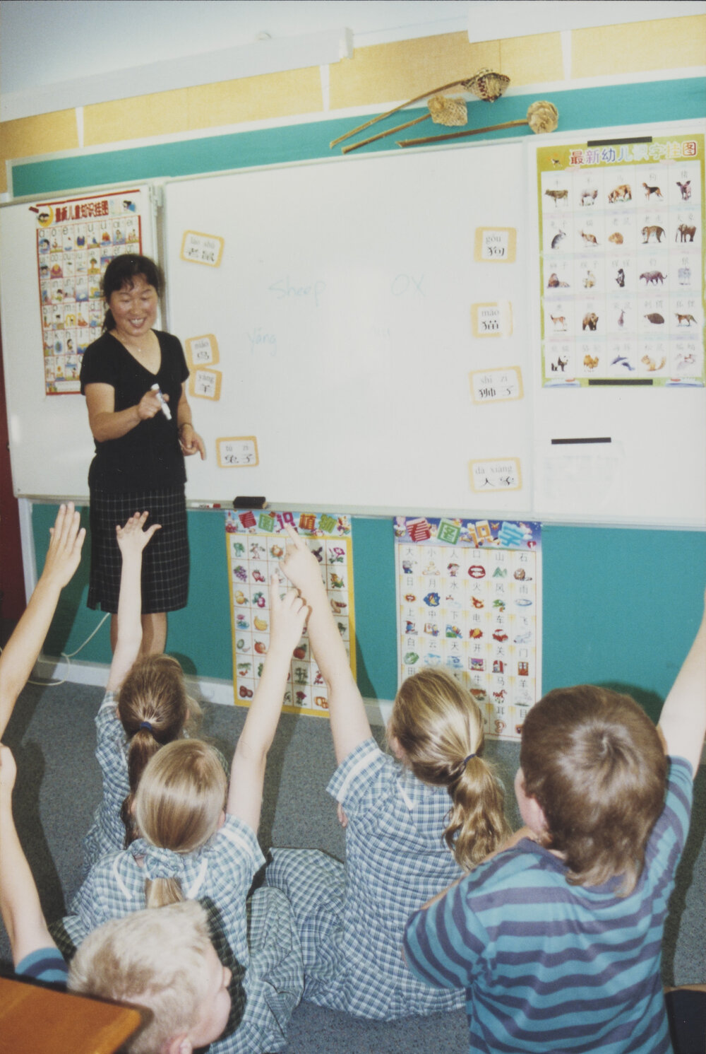 Students in Chinese class