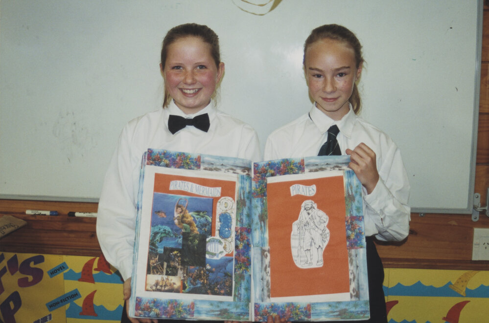 Students with sea project