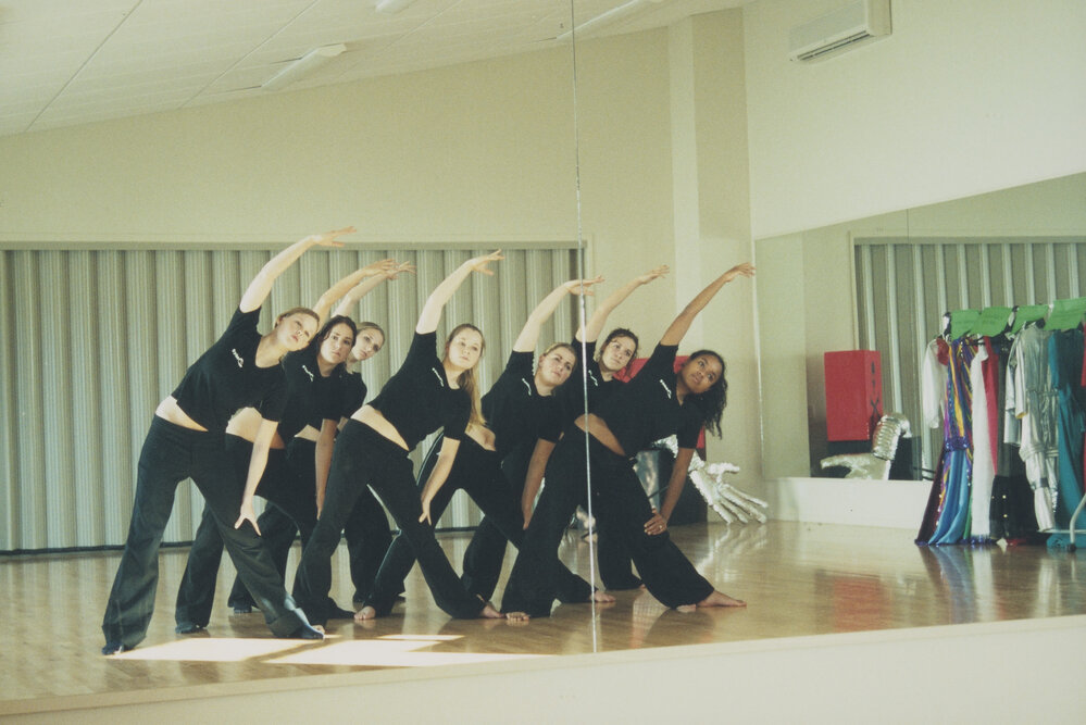 Kristin dance students practising