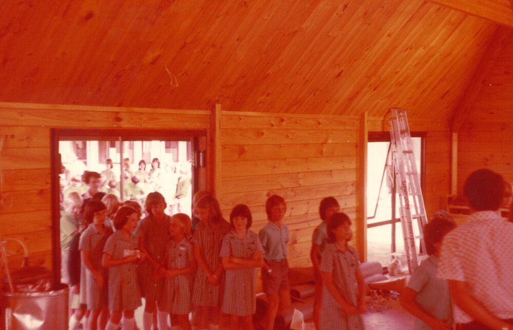 School Hall under construction