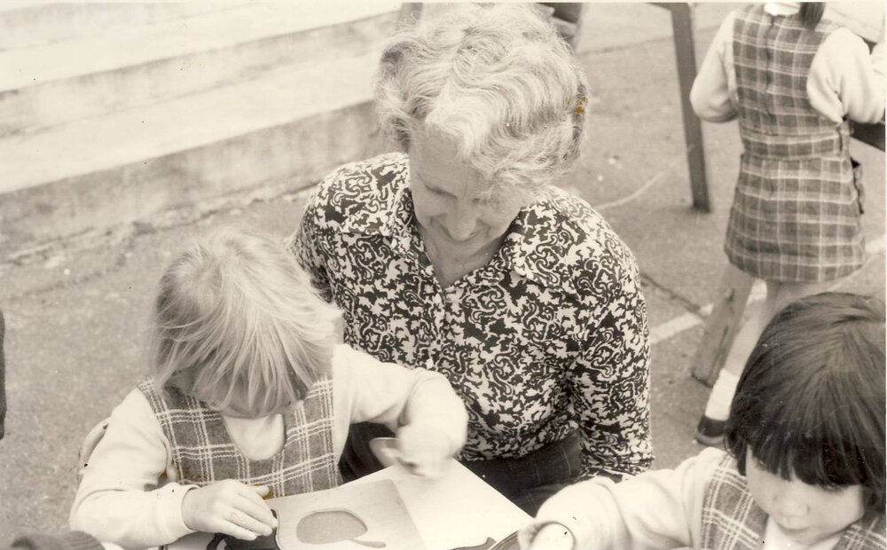 Shirley Hart with Student