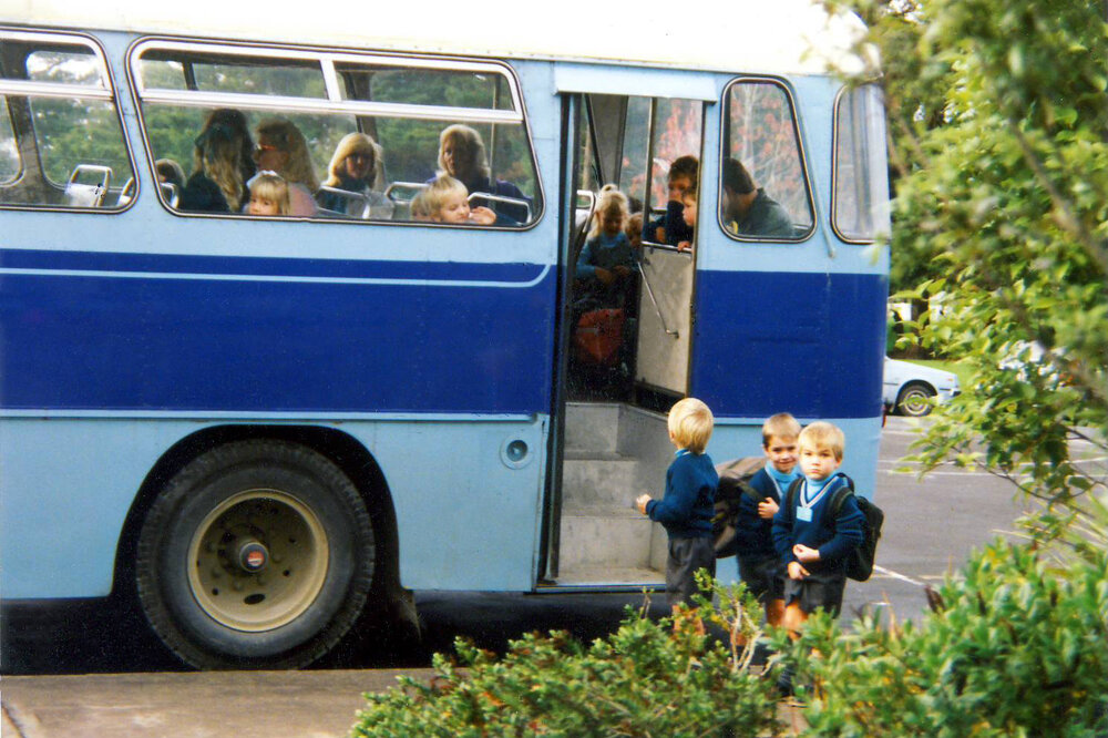 Kindy Students on Bus (1989)
