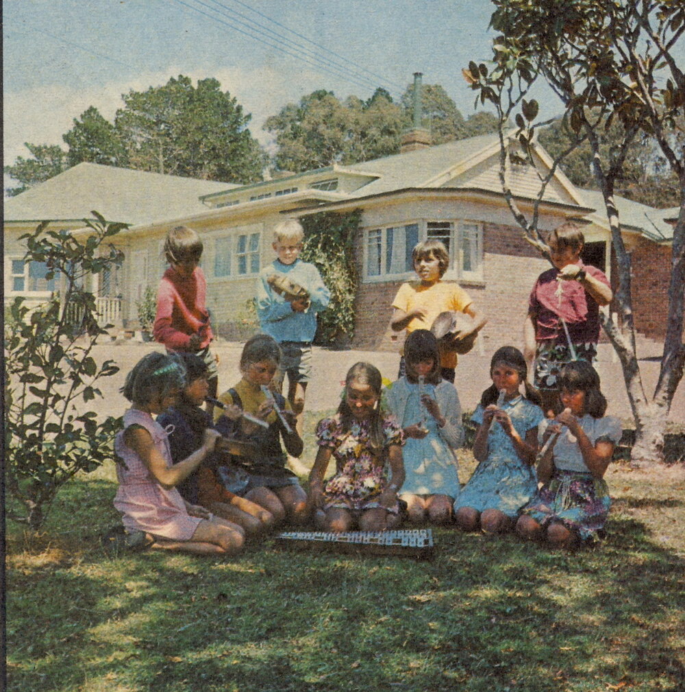 Kristin students playing music (1973)