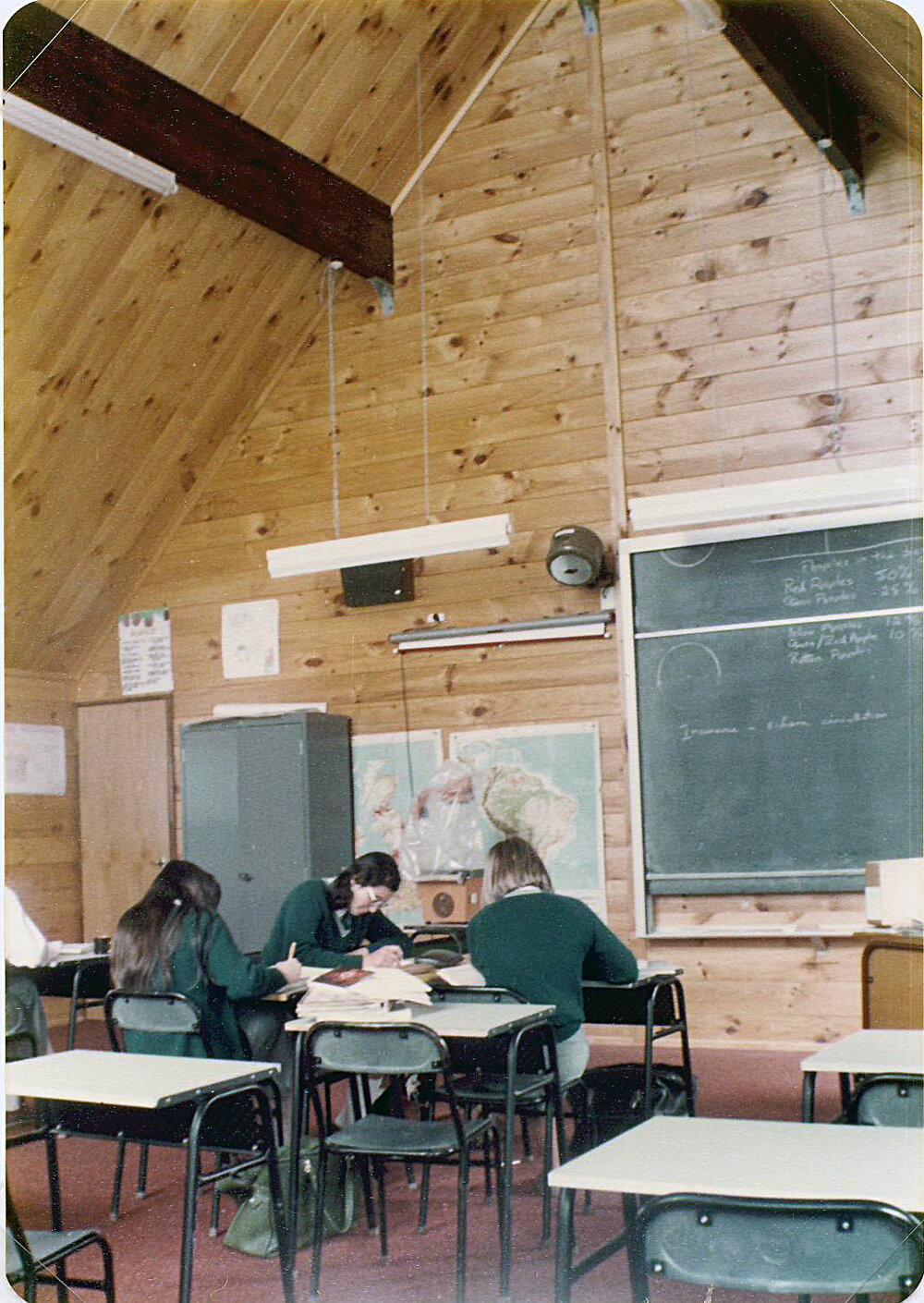 Kristin students in class (1982)