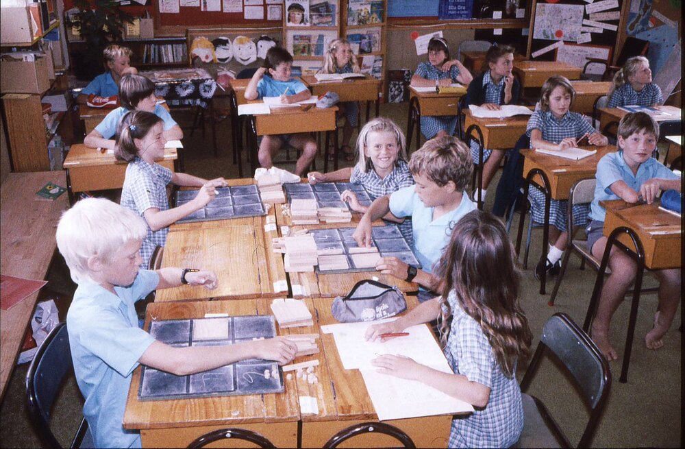 Kristin Students in Class (c1980s)