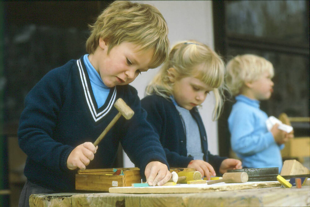 Junior School students in class (c1990)
