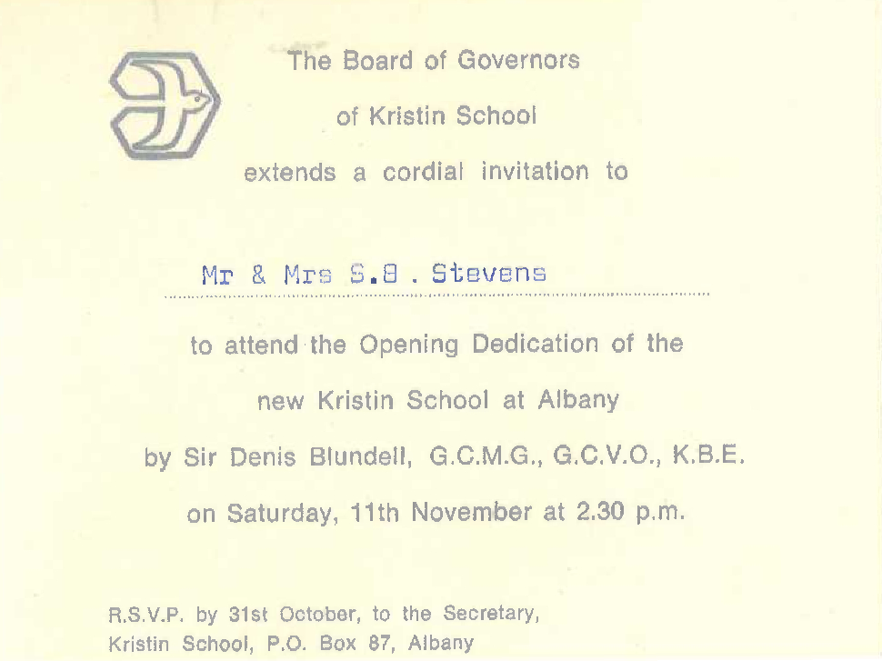 Albany Opening Invitation (1978)