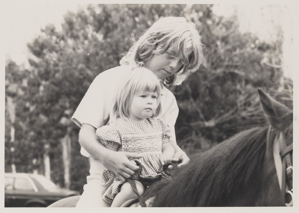 Students horseriding