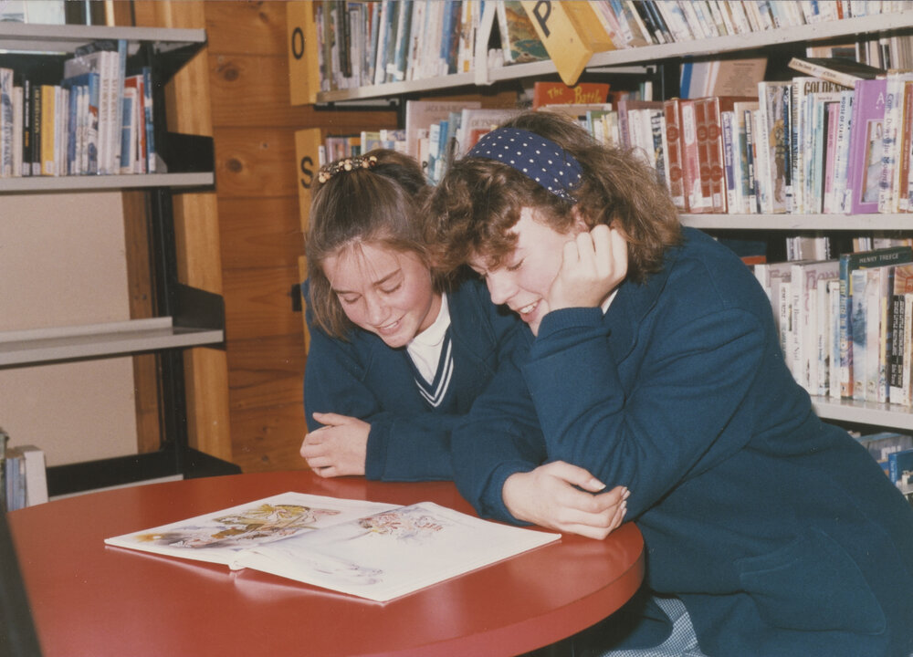 Students in Library