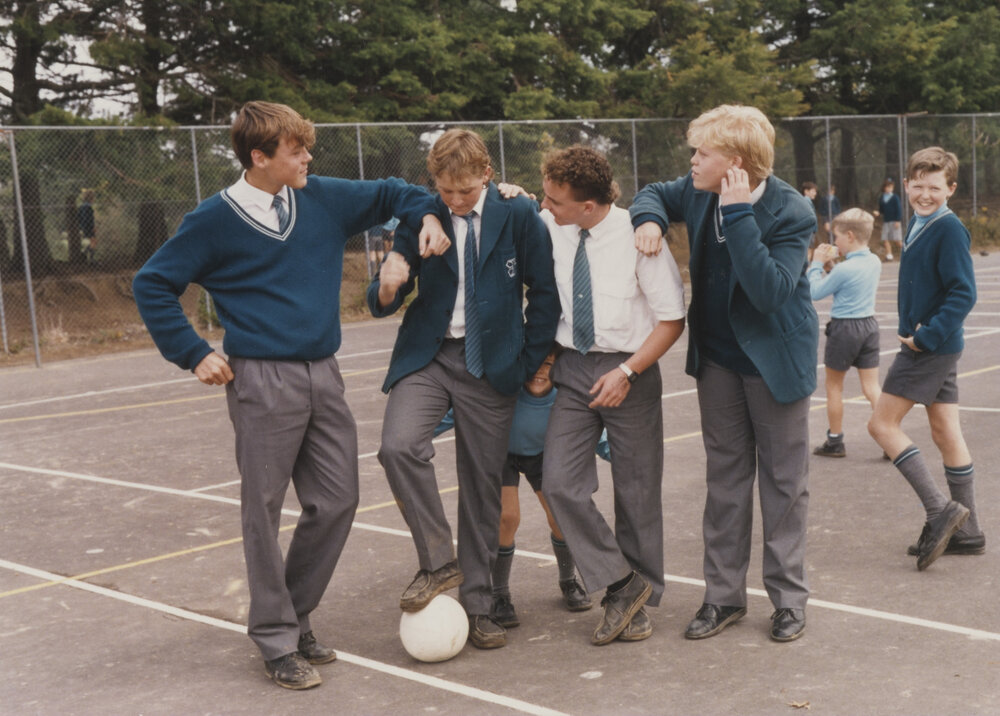 Students on playground