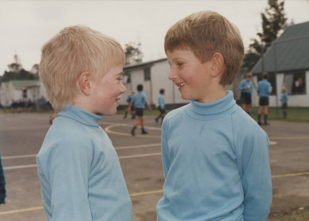 Students on playground