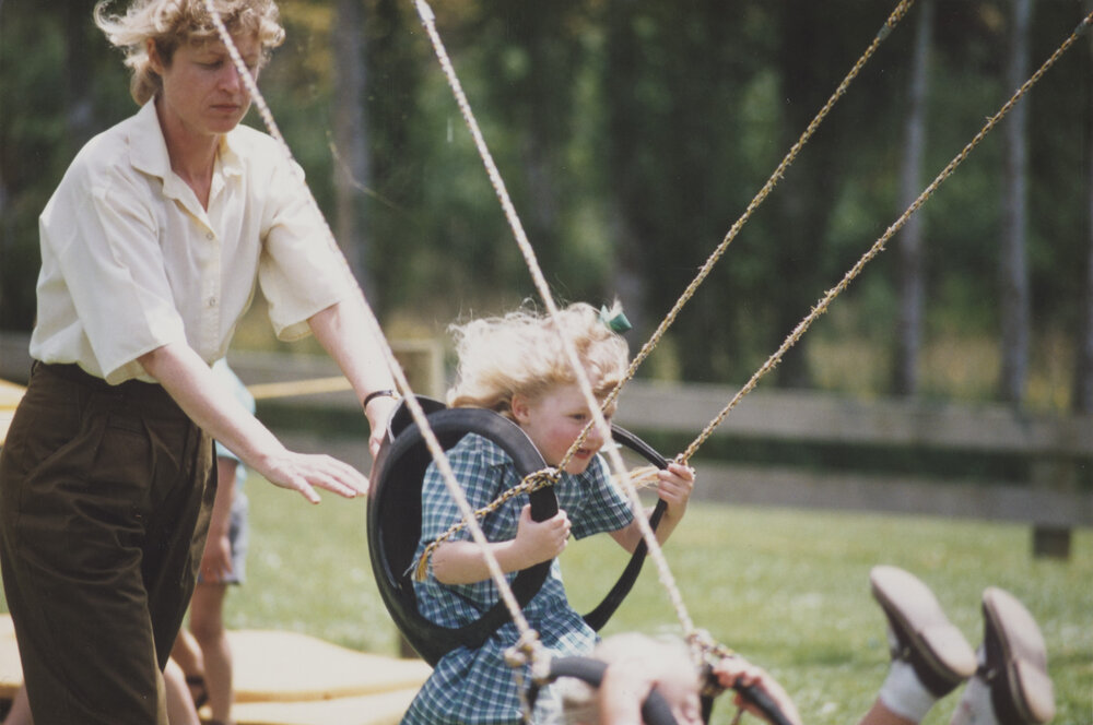 Student and teacher playground