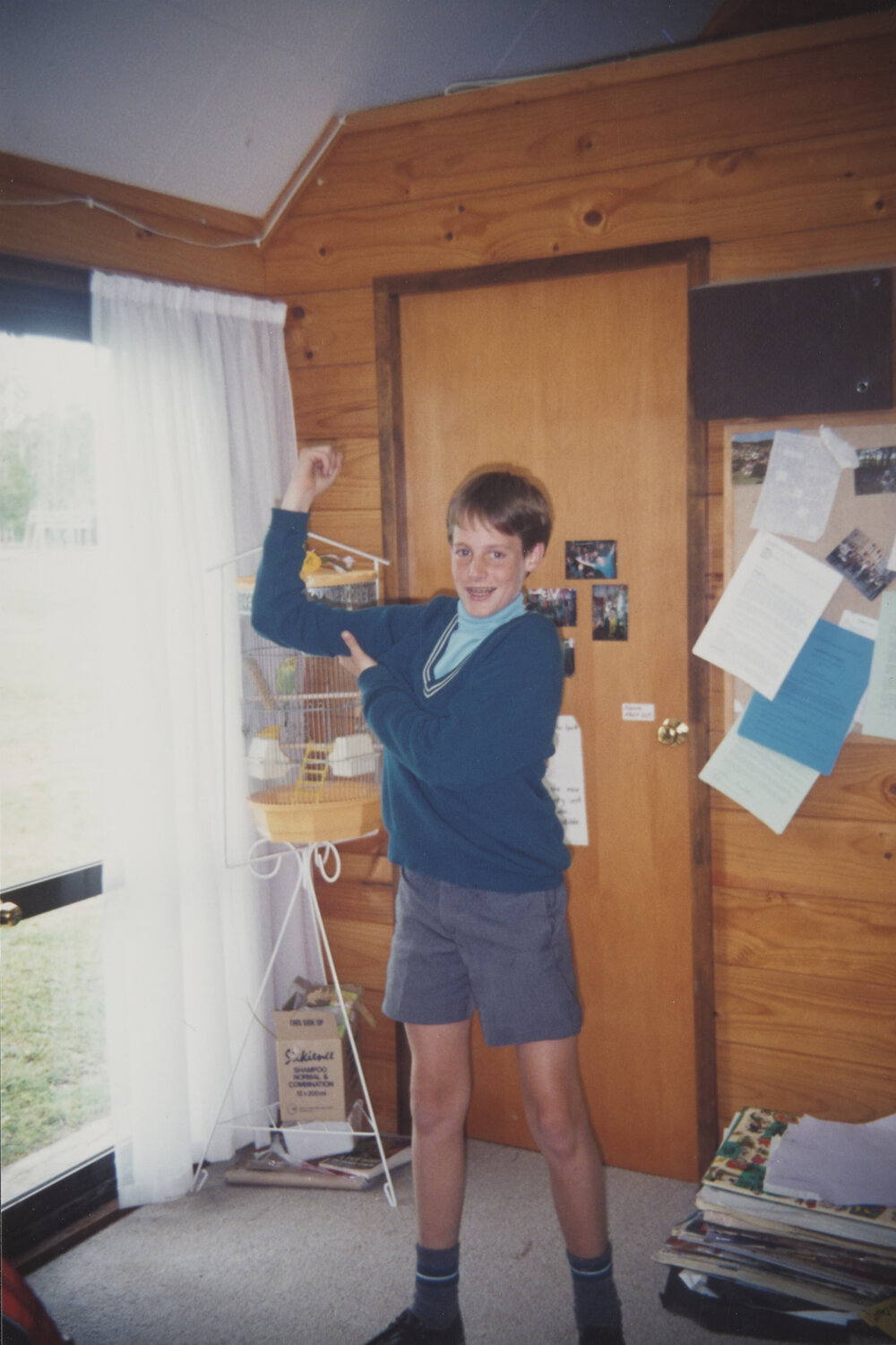 Student in classroom