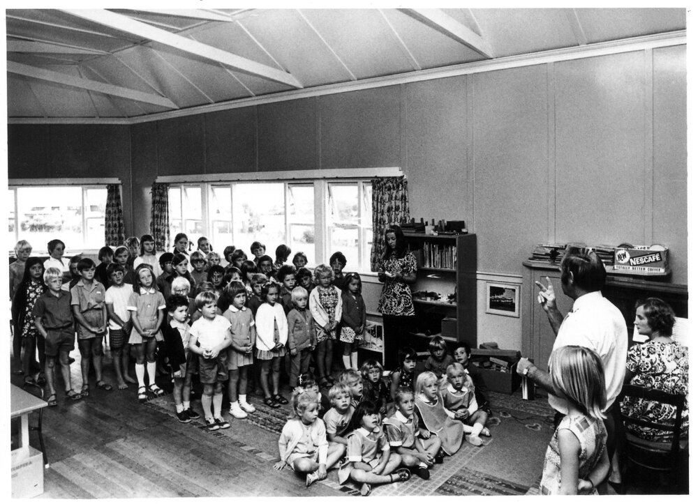 Kristin School Assembly, Campbells Bay: c1973
