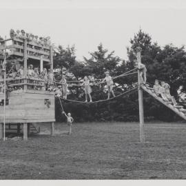 Students on Adventure Playground