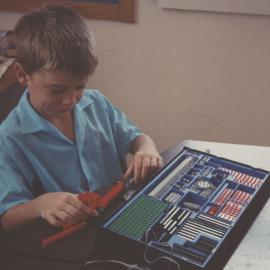 Student in classroom
