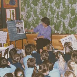 Students and teacher in classroom