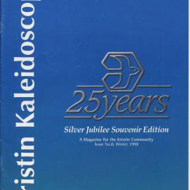 Kaleidoscope. Issue No. 8, Winter 1998. 25 years Silver Jubilee Souvenir Edition