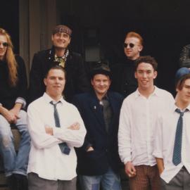 Students with Greg Johnson and The Greg Johnson Set