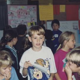 Students learning in classroom