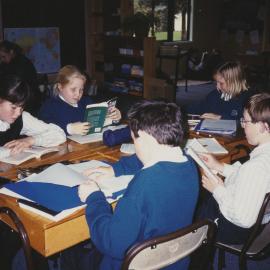 Students learning in classroom