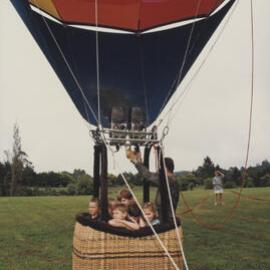 Students in hot air balloon