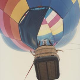 Students in hot air balloon
