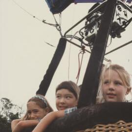 Students in hot air balloon