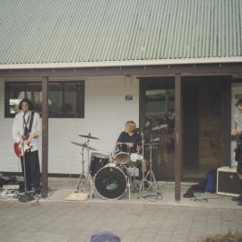 Student band on campus