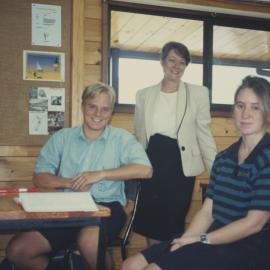 Students and teacher in classroom