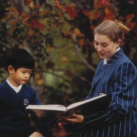 Students modelling for Kristin Prospectus 