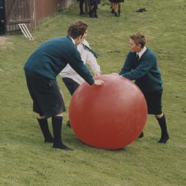 Students playing during break