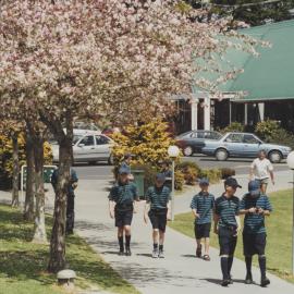 Students on campus