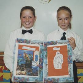 Students with sea project