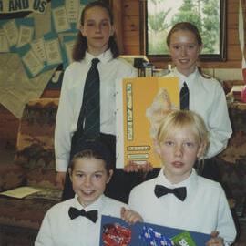 Students with sea project