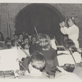 Orchestra playing for Noye's Fludde (1980)