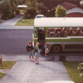 Kristin School Bus. December 1981