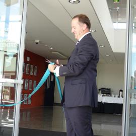 John Key Opens Middle School Centre (2009)