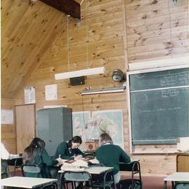 Kristin students in class (1982)