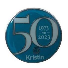 Kristin 50th Anniversary Badge 