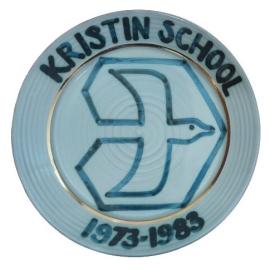 Kristin School 10th Anniversary Platter